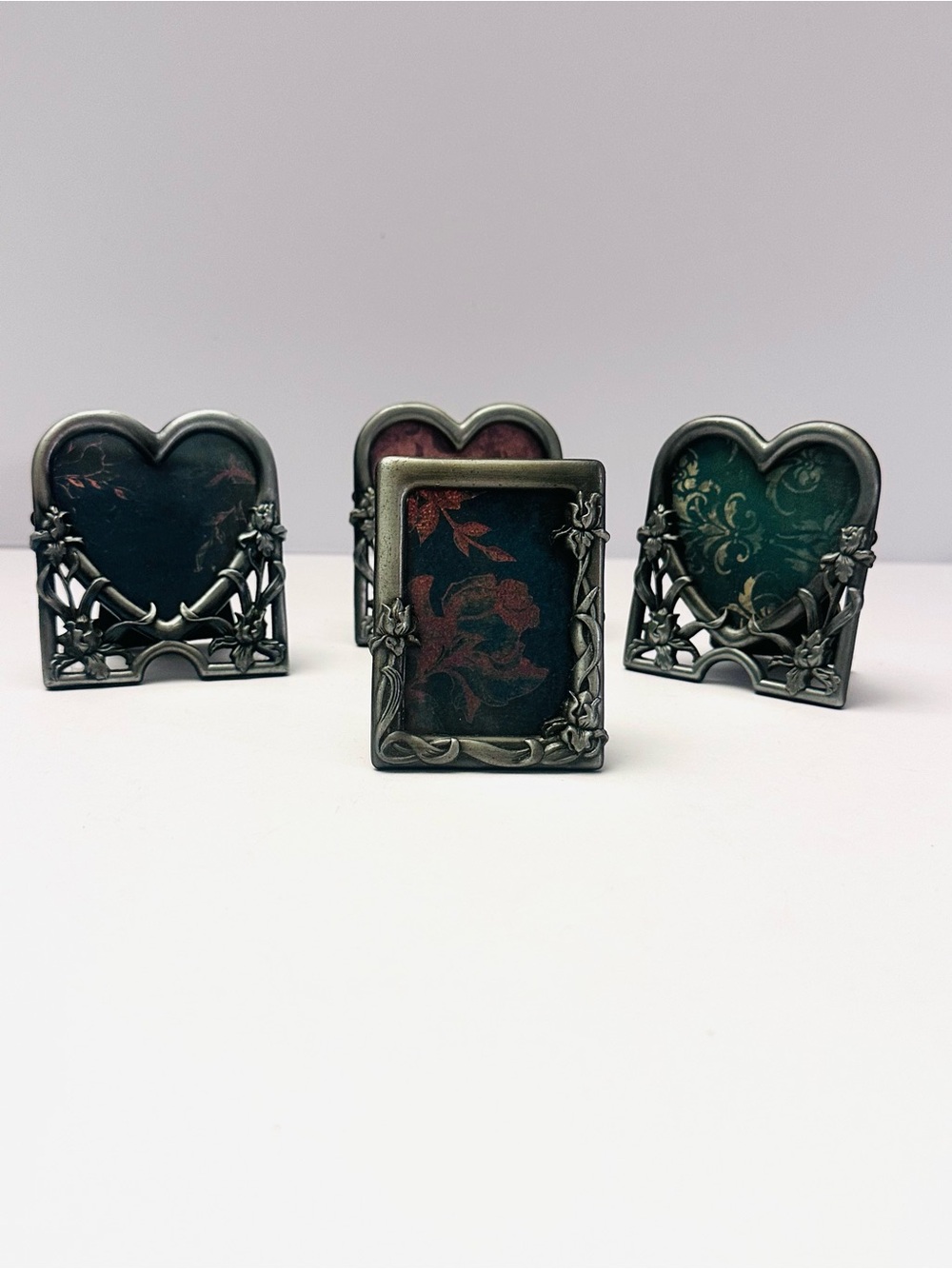 Mini Vintage Romance — Set of 4 Ornate Frames with easel backs